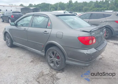 2008 Toyota Corolla S из США, поврежденный, VIN 2T1BR32E78C872671